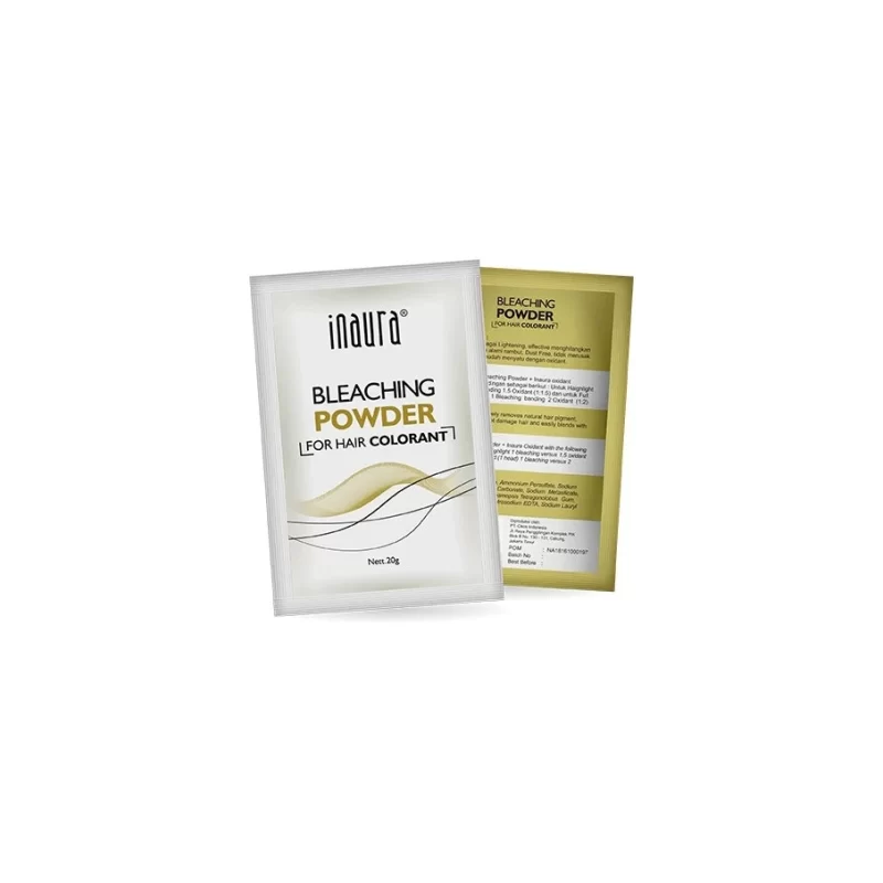 Inaura Bleaching Powder Hair Colorant Sachet 20gr - Image 2