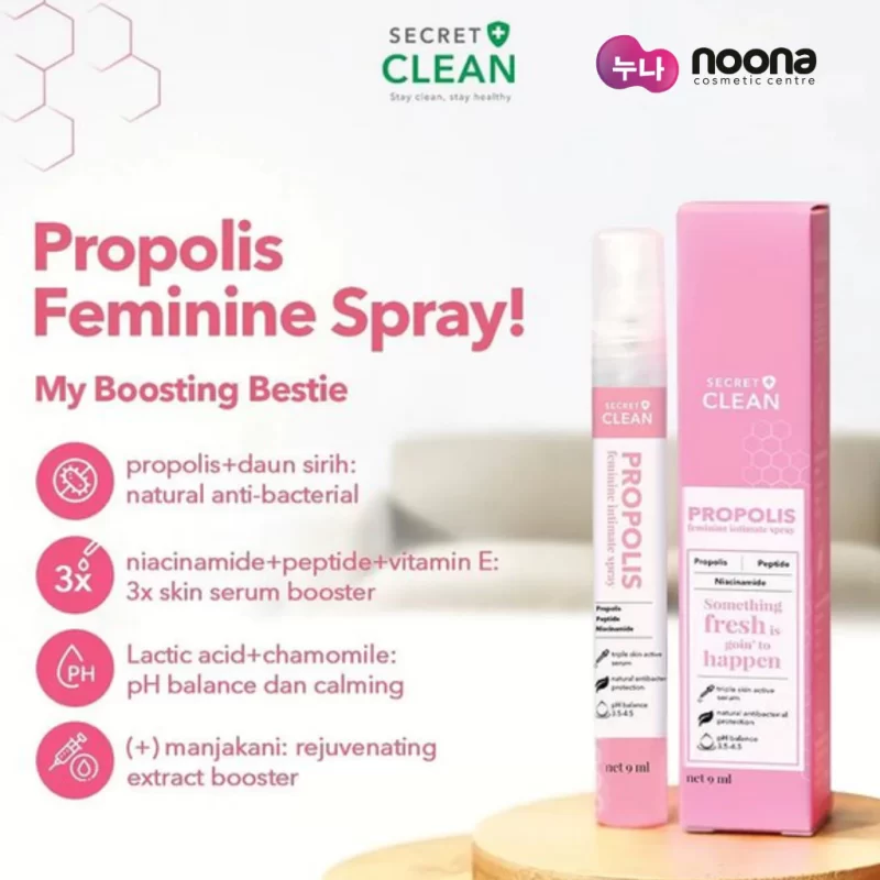 Secret Clean Propolis Feminine Intimete Spray 8ml - Image 2