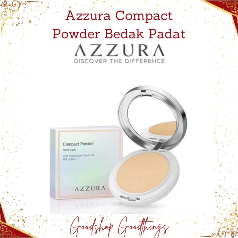 AZZURA COMPACT POWDER BEDAK PADAT ORIGINAL 100%