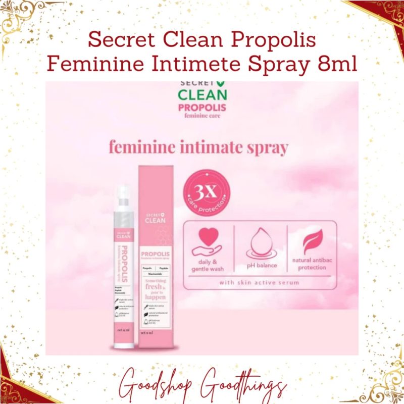 Secret Clean Propolis Feminine Intimete Spray 8ml