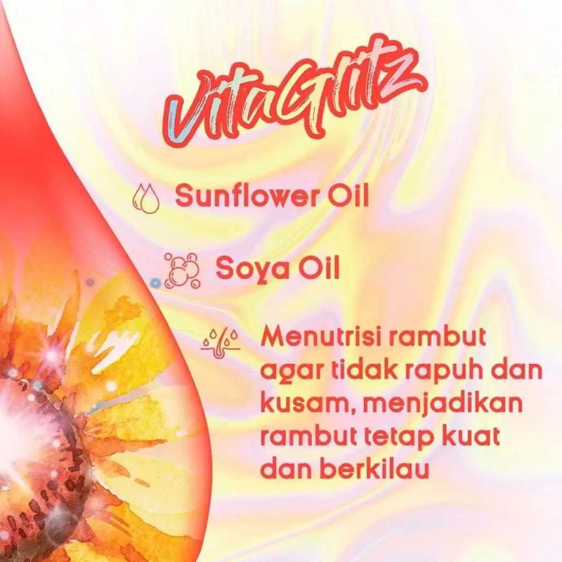 Makarizo Vitaglitz Hair Serum / Serum Rambut Tube 8ml - Image 6