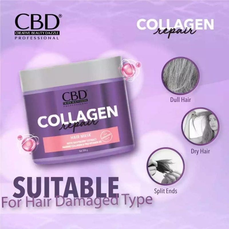 CBD Collagen Repair Hair Mask 250gr / Masker Rambut - Image 2
