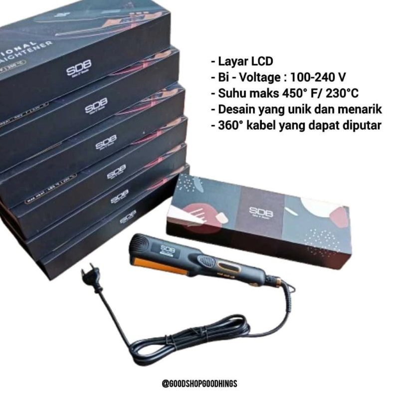 SDB Salon D' Beaute CATOK PROFESSIONAL HAIR STRAIGHTENER / Catokan Pelurus Rambut - Image 4