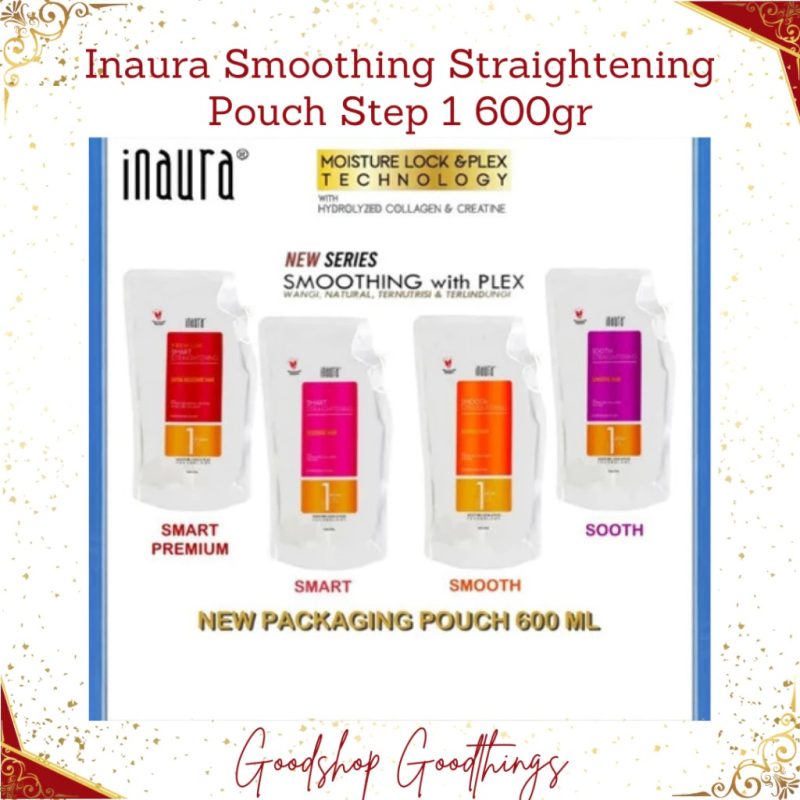 Inaura Smoothing Straightening Pouch Step 1 600gr / Pelurus Rambut